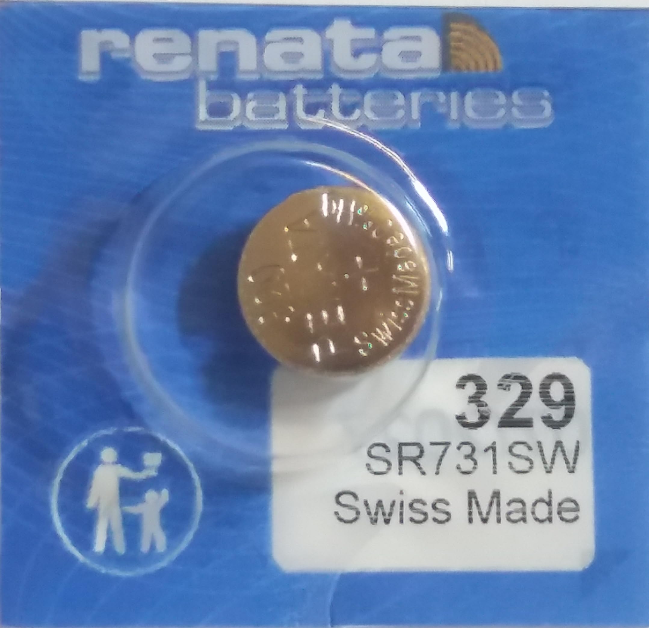 Piles Renata 329 - Lot De 2 Piles Oxyde D'argent 1.55V - Pour Montres électroniques, Jouets, Appareils électroniques - 6