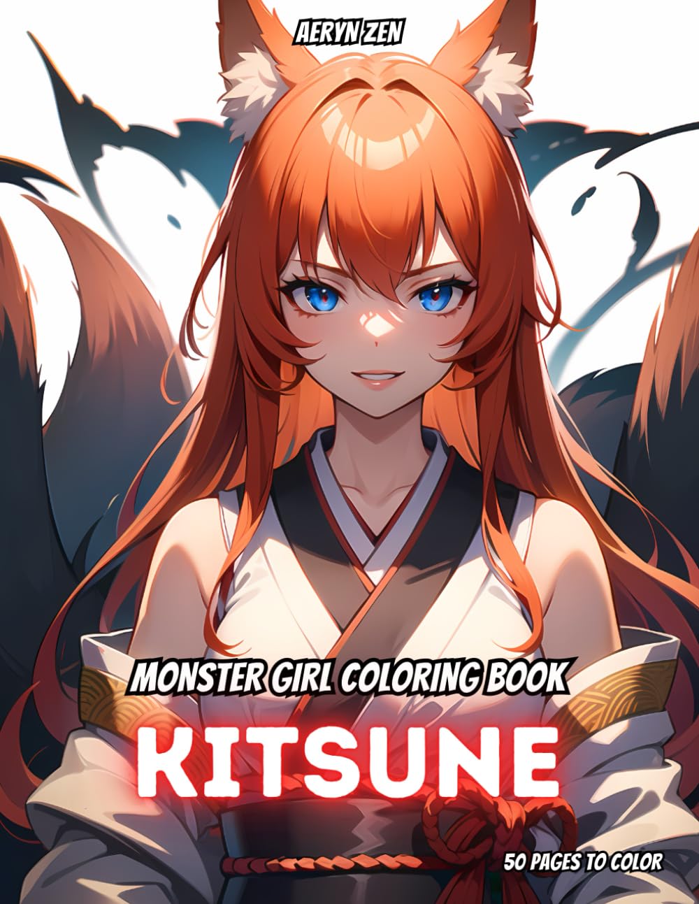 Amazon.com: Monster Girl Coloring Book: Kitsune: 9798869981639: Zen ...