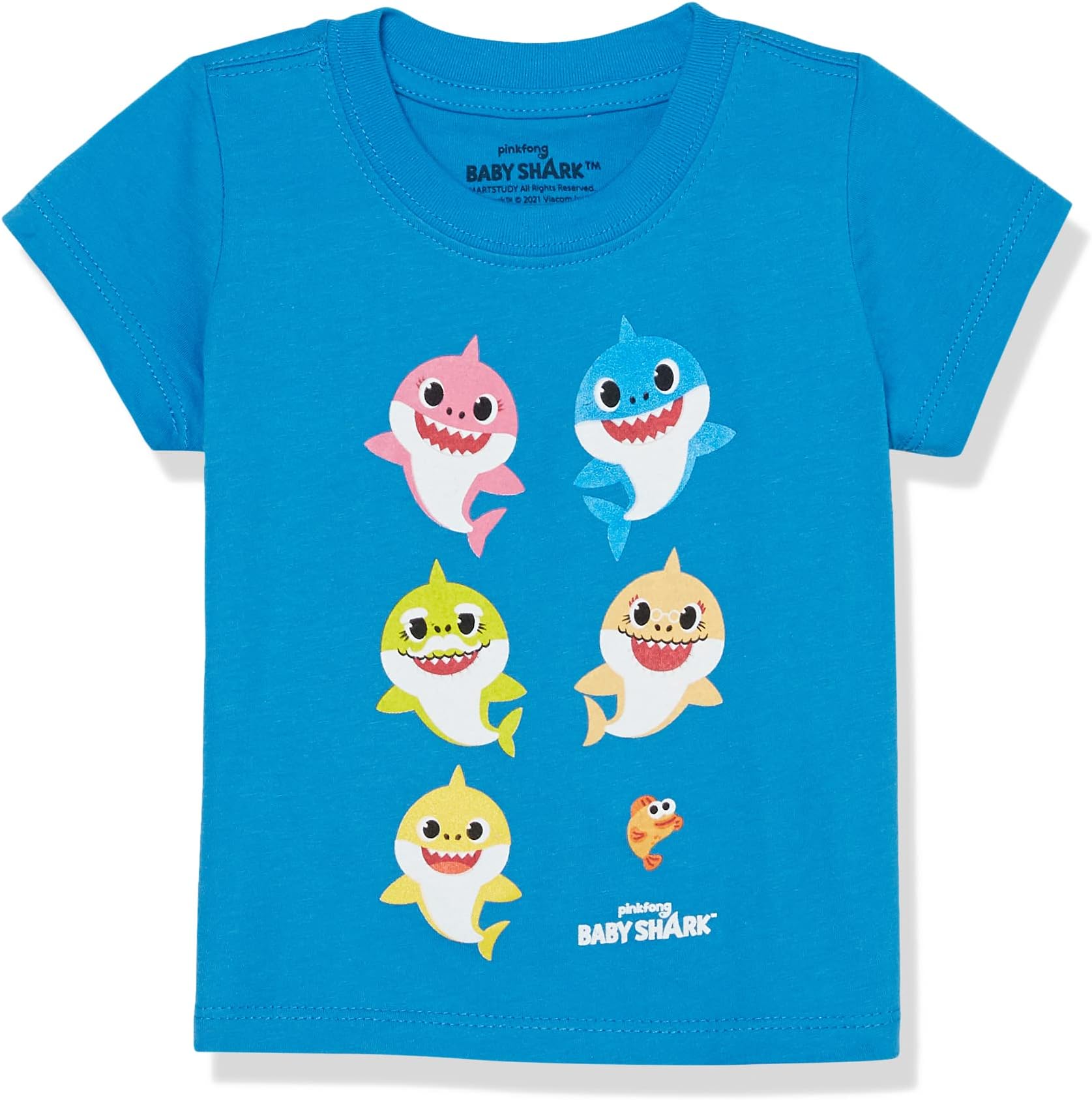 Pinkfongbaby-boys Baby Shark Doo Family Short Sleeve T-shirt T-Shirt