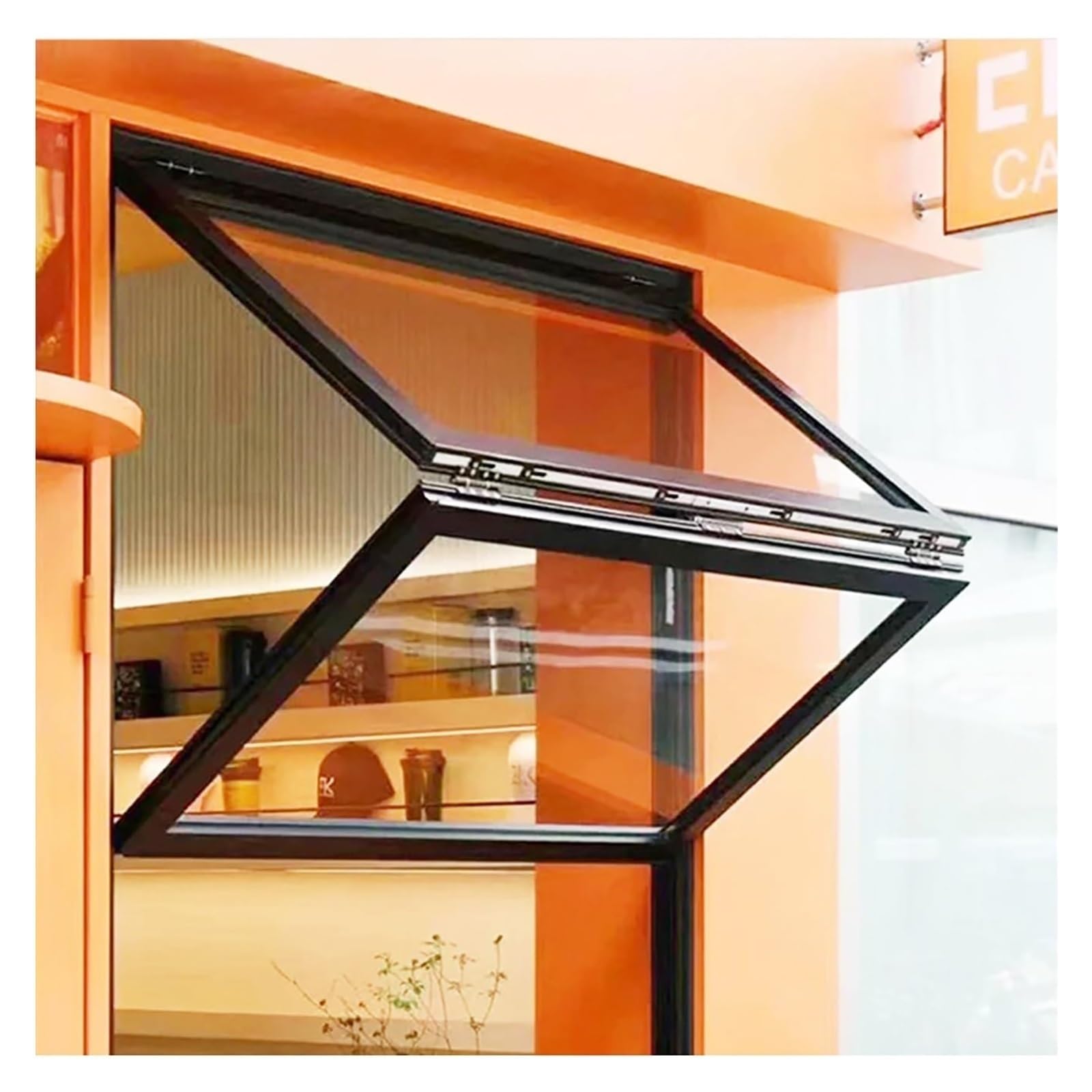 Ventana De Servicio For Unidad De Catering Móvil, Ventana De Servicio For Camión De Alimentos Con Sellado Impermeable, Ventana De Vidrio Templado For Servicio De Alimentos, Ventana De Servicio Resiste