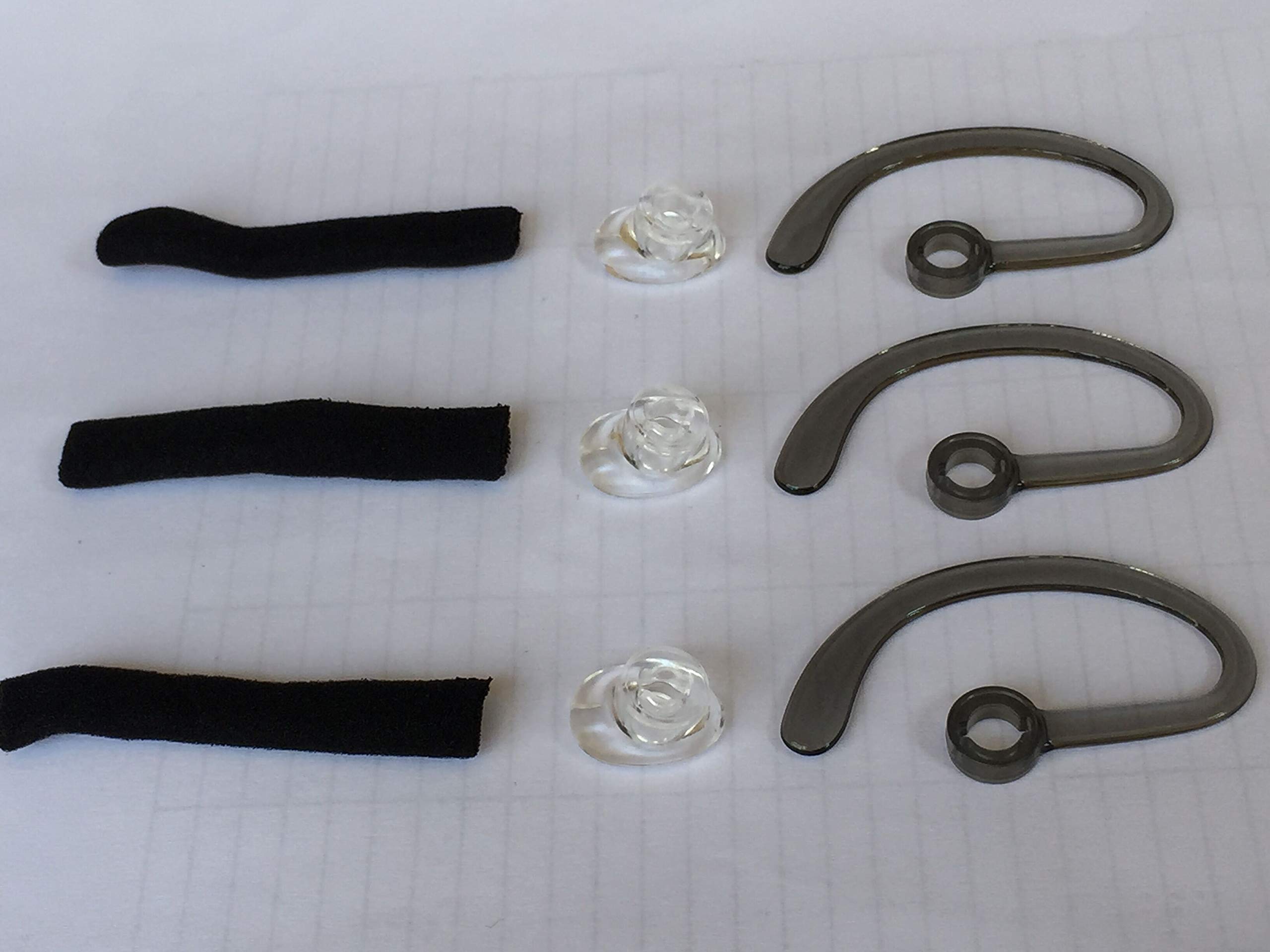 Wiki VALLEYCS540 Ear Tips|Replacement Cordless Headset Ear Fit Kit Earbuds Earloops EarHook Foam Spare Compatible with Plantronics CS540 WH500 W440 Savi W740-3X Small