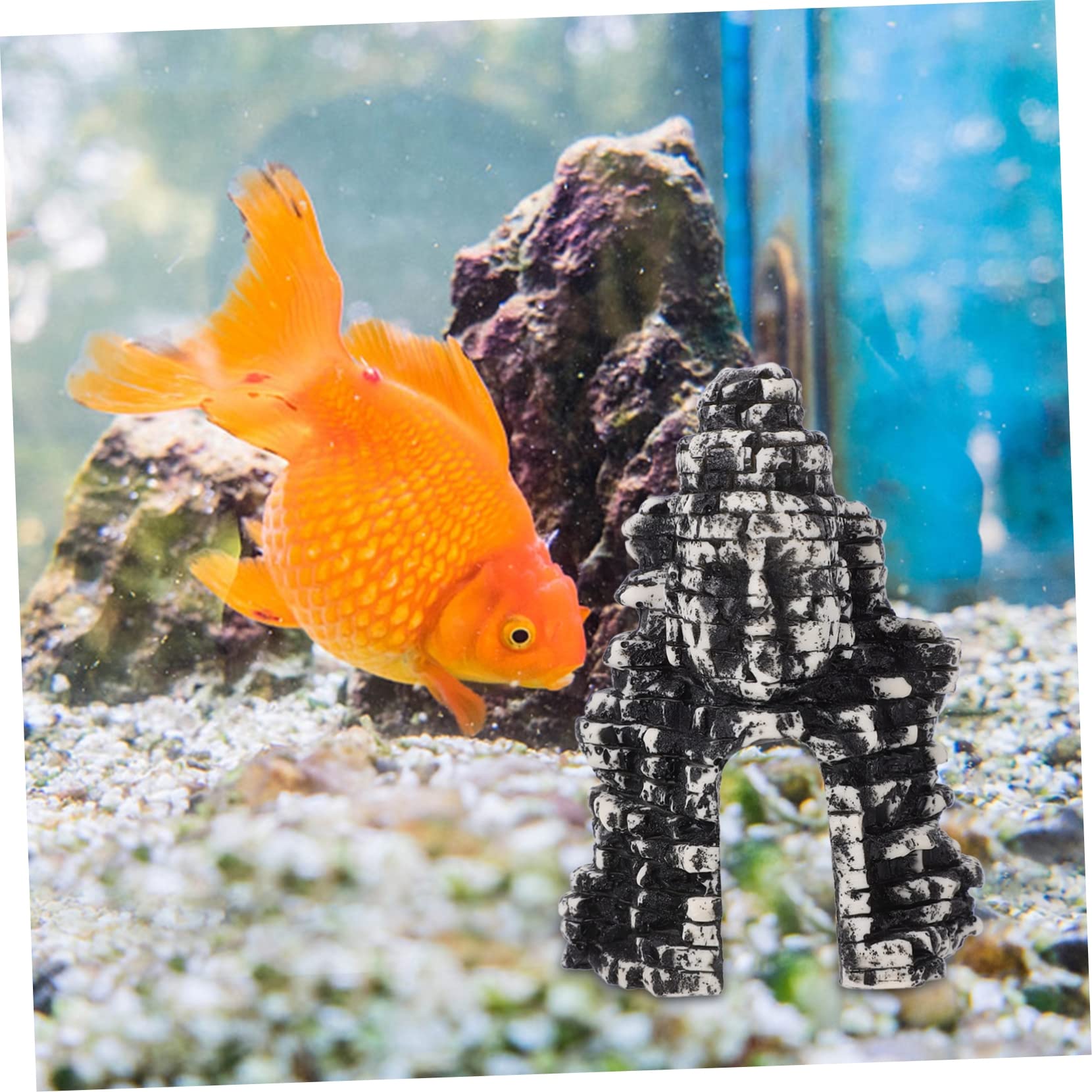 BESPORTBLE 3stücke Feng Shui Zen Buddha Statue Für Aquarien Resin Dekoration Für Fischbecken Für Süß Und Kreative Detailliertes Aquarium Ornament
