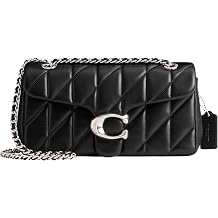 COACH Women's Quilted Tabby Shoulder Bag 26 With Chain Shoulder Bag