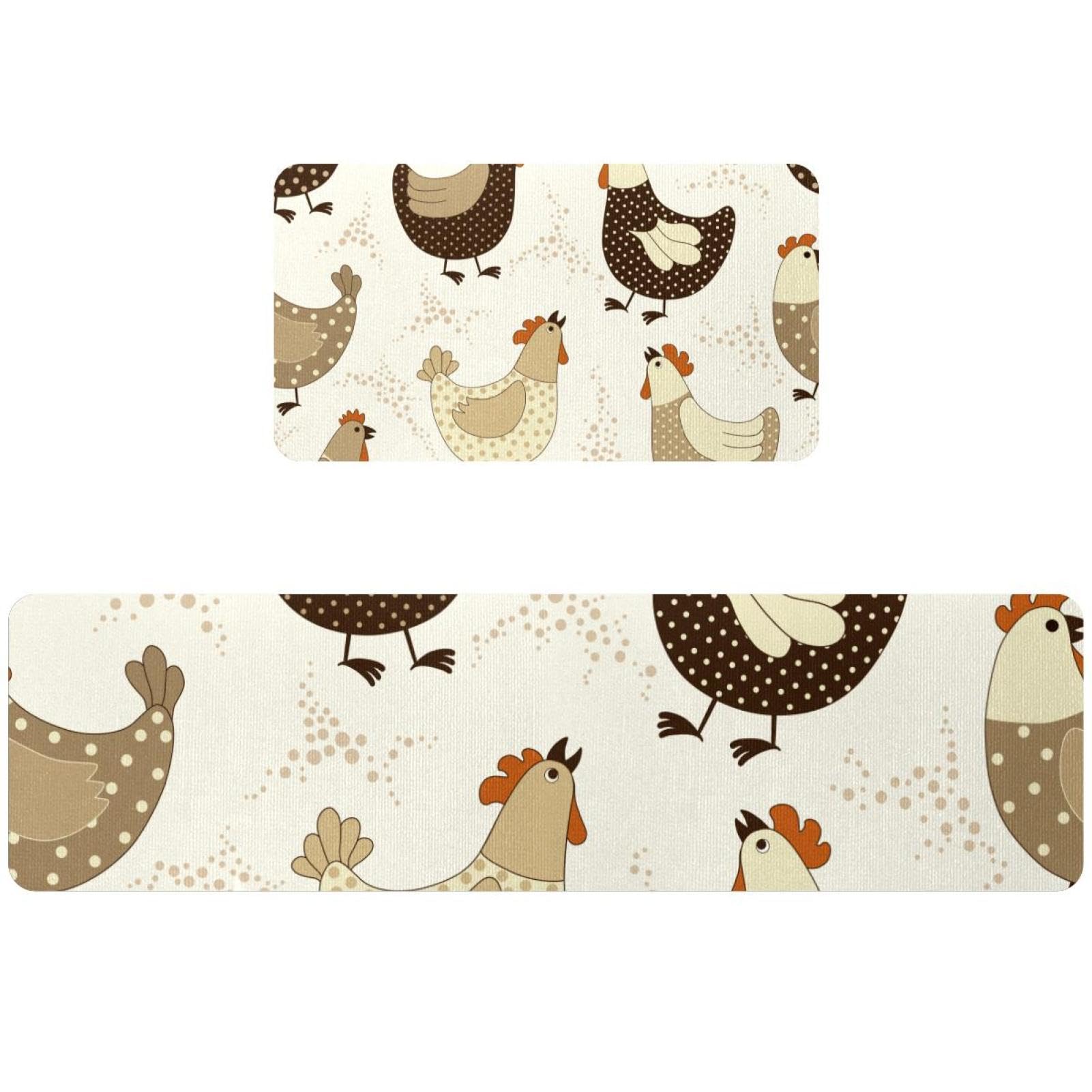 Tapis de cuisine lavable ultra absorbant avec envers antidérapant lot de 2