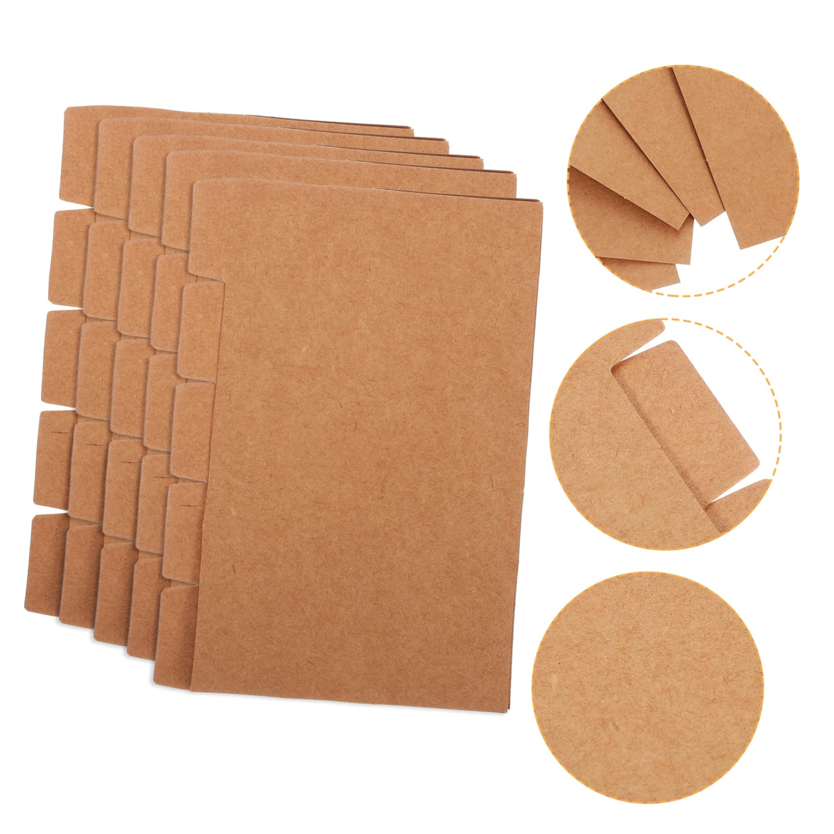 ARTIBETTER 100 Set Divisori per Raccoglitori Carta Divisori Portatili Materiale Robusto per Ufficio e Scuola per Documenti e Presentazioni