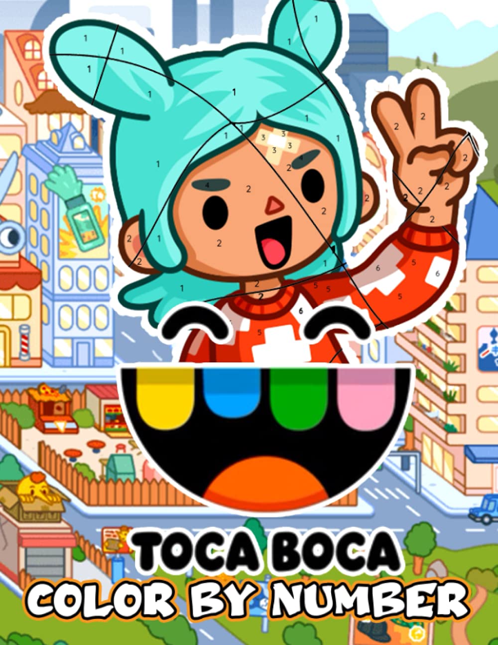 Buy Toca Boca Color By Number A Fascinating Book Will Help You Get To