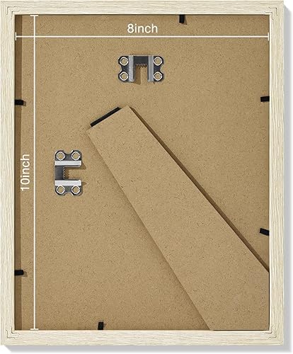 Vista 232 de Vittanly - Juego de 9 portarretratos, plexiglás resistente a rupturas, exhibe fotos de 12 x 12 pulgadas o, con paspartú, de 8 x 8 pulgadas, marcos