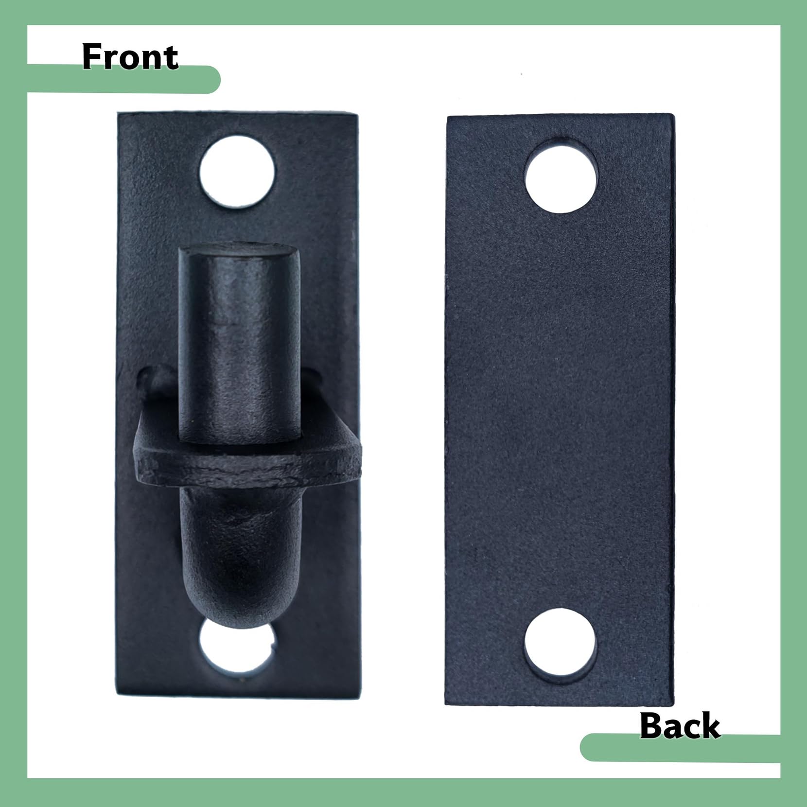Bisagra De Puerta De Tubería De Montaje En Pared Resistente | Paquete De 2 Bisagras De Marco De Valla De Eslabones De Cadena, Herrajes Para Puerta Al Aire Libre