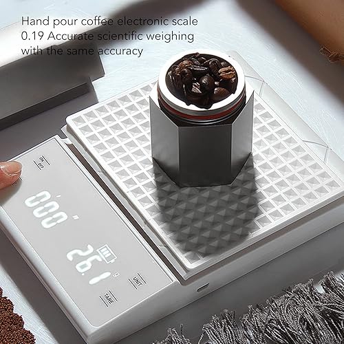 Miniatura 4 de Báscula de cocina de alimentos, báscula digital de cocina con pantalla LCD que pesa en gramos, onzas y mililitros, para hornear cocinar y preparar