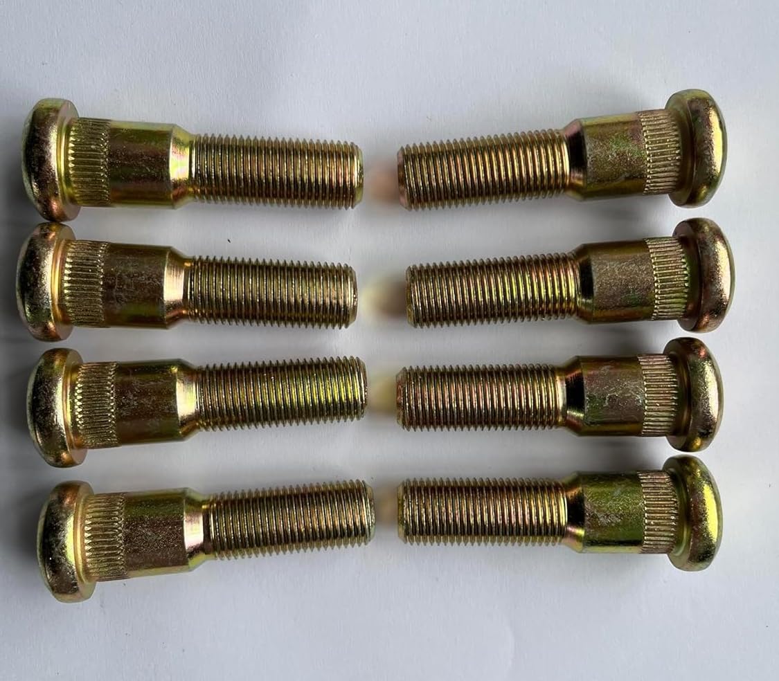 8pcs Drive in Trailer Wheel Hub Stud 9/16"-18 x 2.28 in. UHL Length 0.686 in Knurl Replacement for 7-132 Dexter 5200 6000 7000 lb Hubs