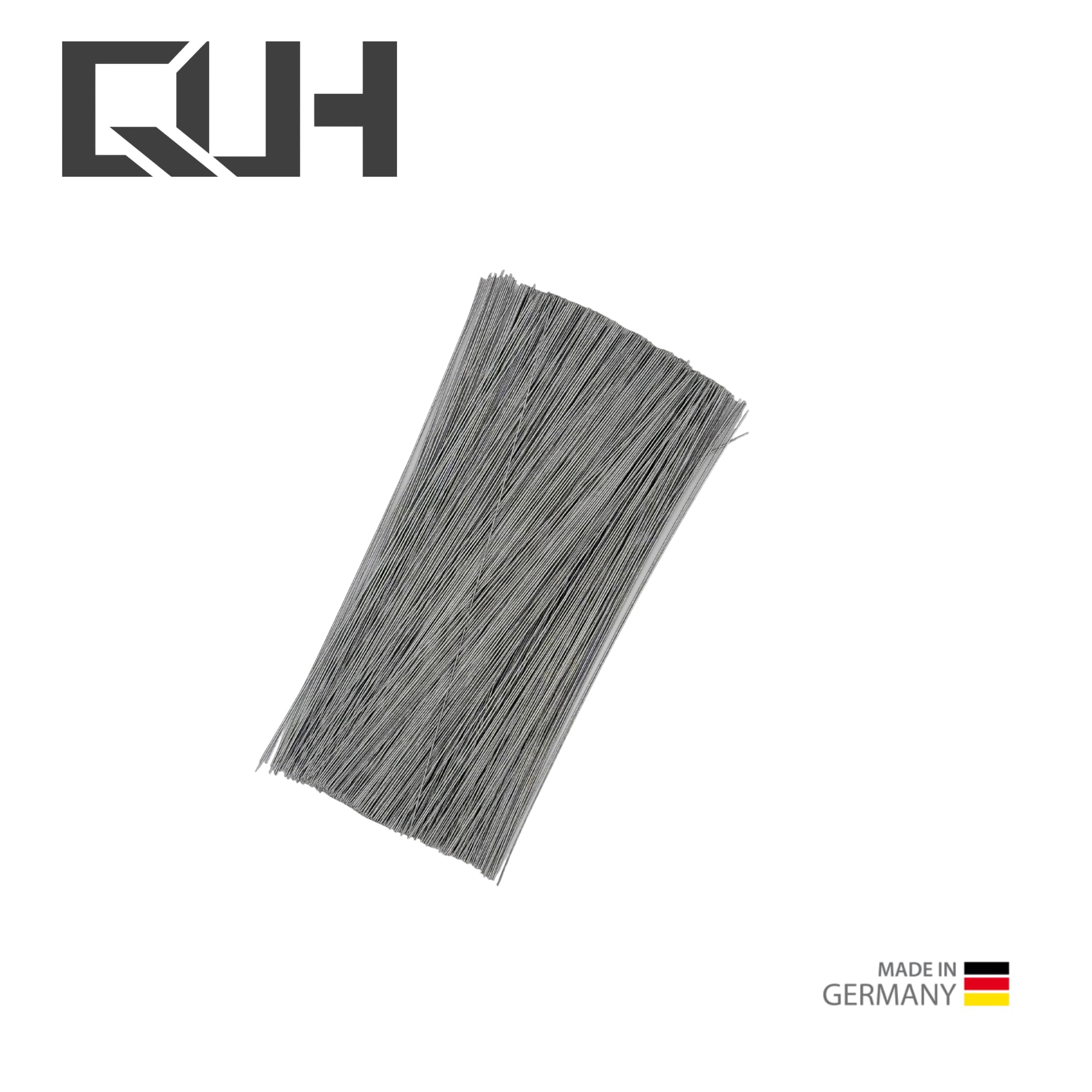 1 x 320 mm Etikettendraht Steckdraht Anhängedraht Bindedraht 1.000 Stück 320 mm lang Drahtdurchmesser = 1,0 mm Etiketten-Draht zur Befestigung von Etiketten, Eisendraht verzinkt