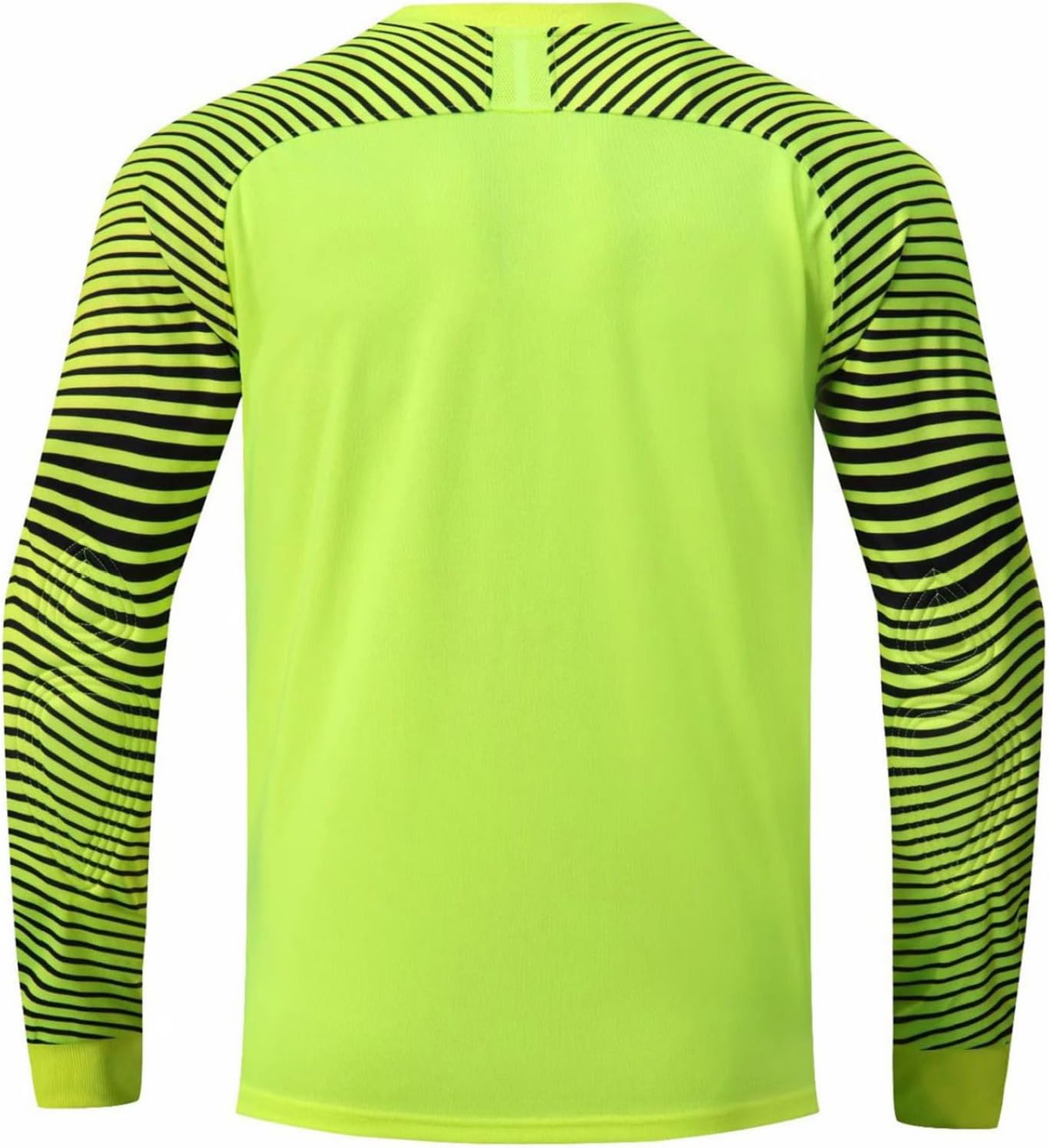Youth Boys Padded Goalie Shirt Long Sleeve Quick Dry Soccer Goalkeeper Jersey Football Training Tops