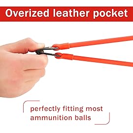 Shappy 2/4/8 Pcs Slingshot Replacement Band Sets Heavy Pull Slingshot Replacement Rubber Bands Tubular Elastic Rubber Band for Hunting Catapults Outdoor Games(Orange,8 Pieces)