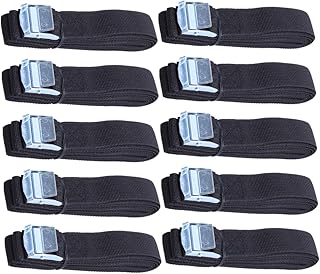 FUNOMOCYA 10 Pcs Lashing Straps with Buckles Motorcycle Leather Belt Strap Buckle Packing Straps Heavy Duty Straps Heavy Duty Leash Cam Lock Buckle Straps Rachet Car Luggage Belt
