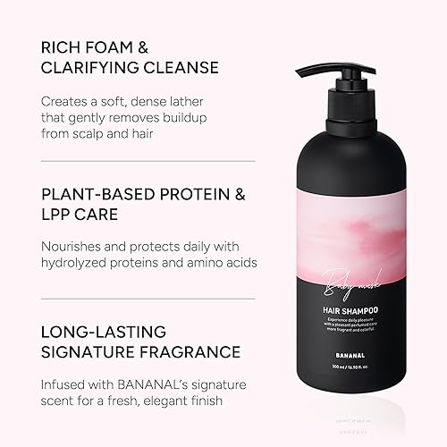 Miniatura 2 de Champú perfumado para el cabello, limpieza profunda, calmante y nutritivo del cuero cabelludo, sin sulfatos, silicona y parabenos, pH 5.5, complejo