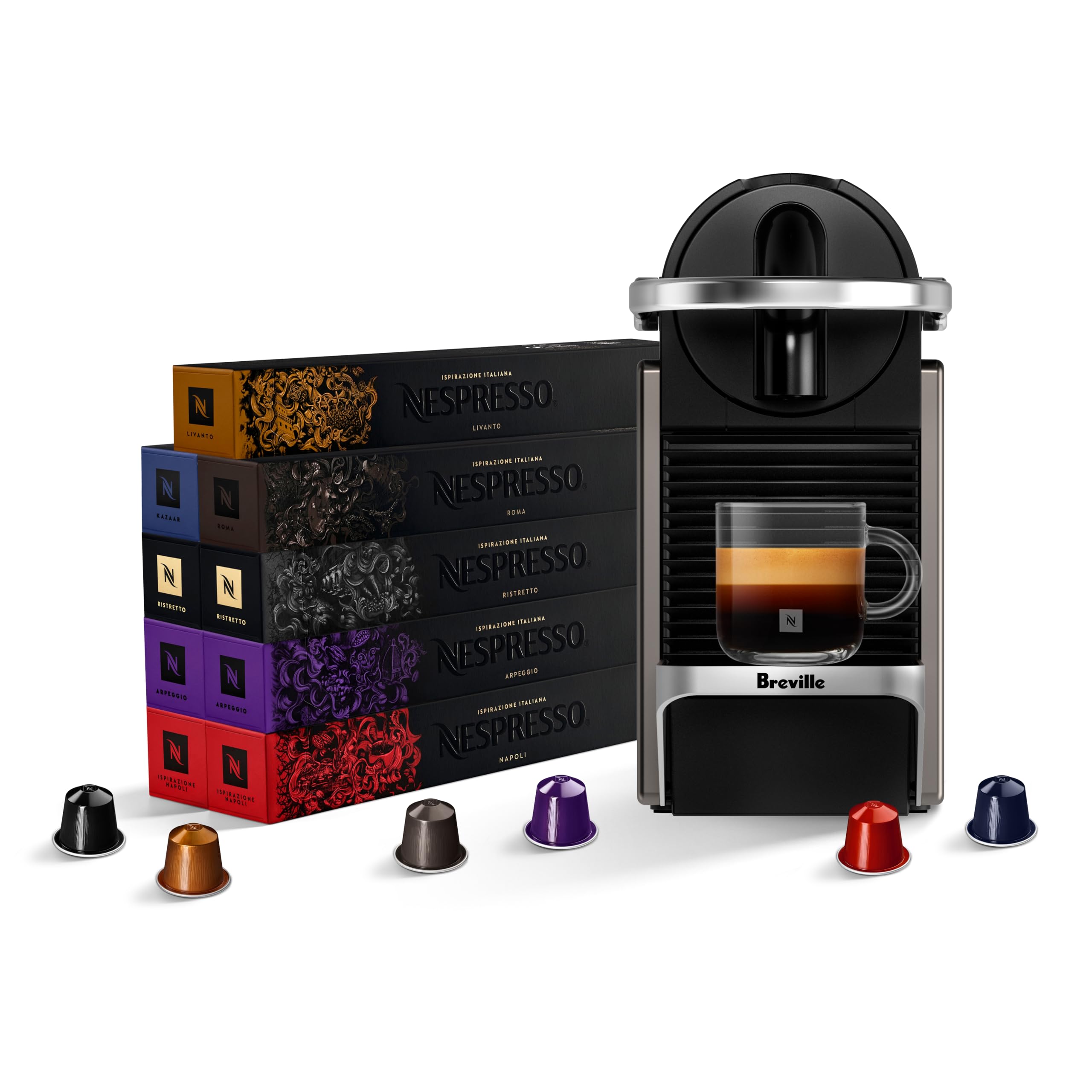 Nespresso Pixie Single Serve Espresso Machine by Breville