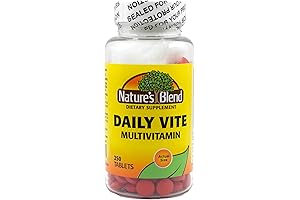 Nature's Blend Daily Vite 250 Tablets: Your Daily Dose of Essential Vitamins and Minerals