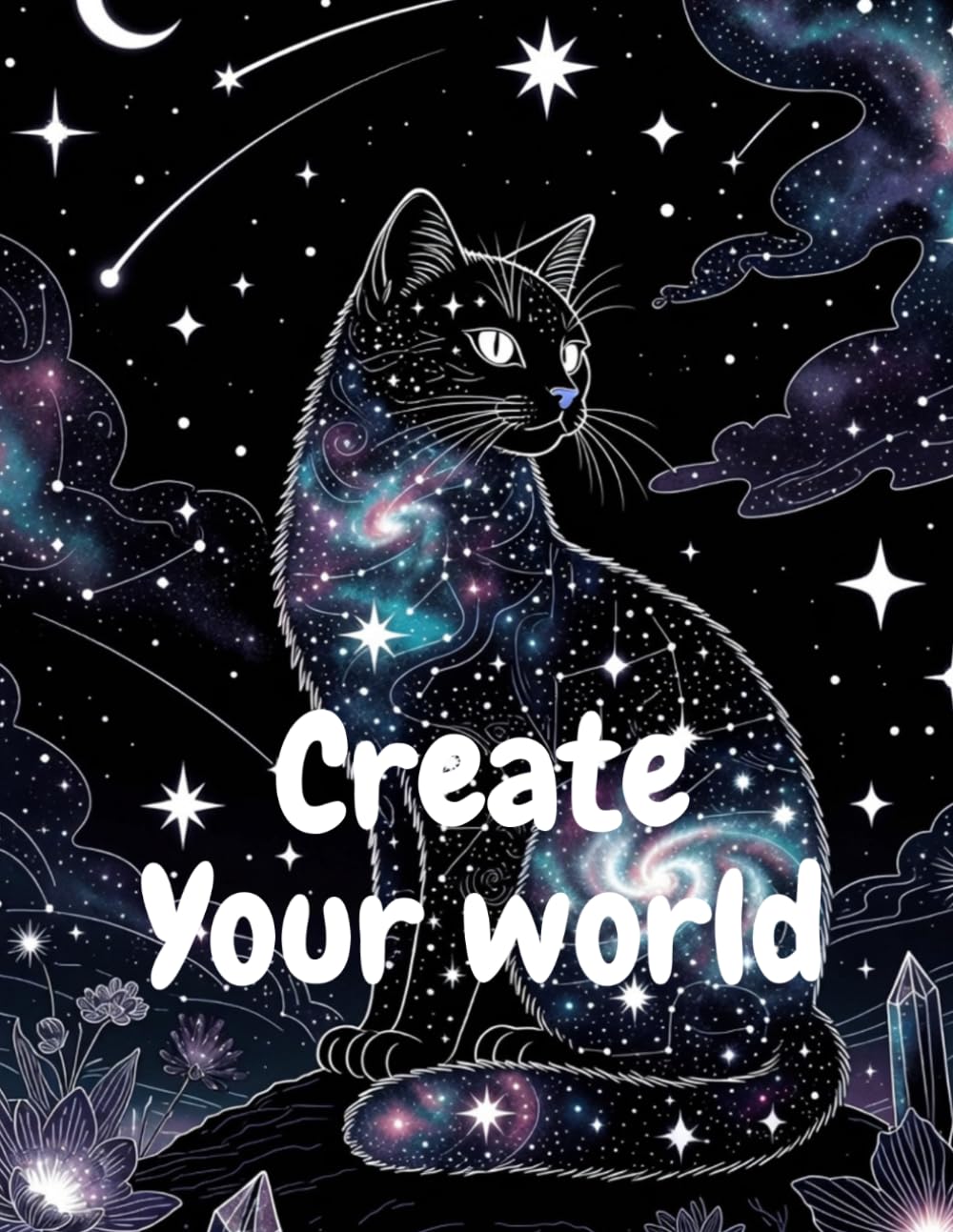 Create your world: Unleash Your Imagination – 26 Pages of Whimsical Fantasy Creatures | Coloring Book for Kids Ages 8-12