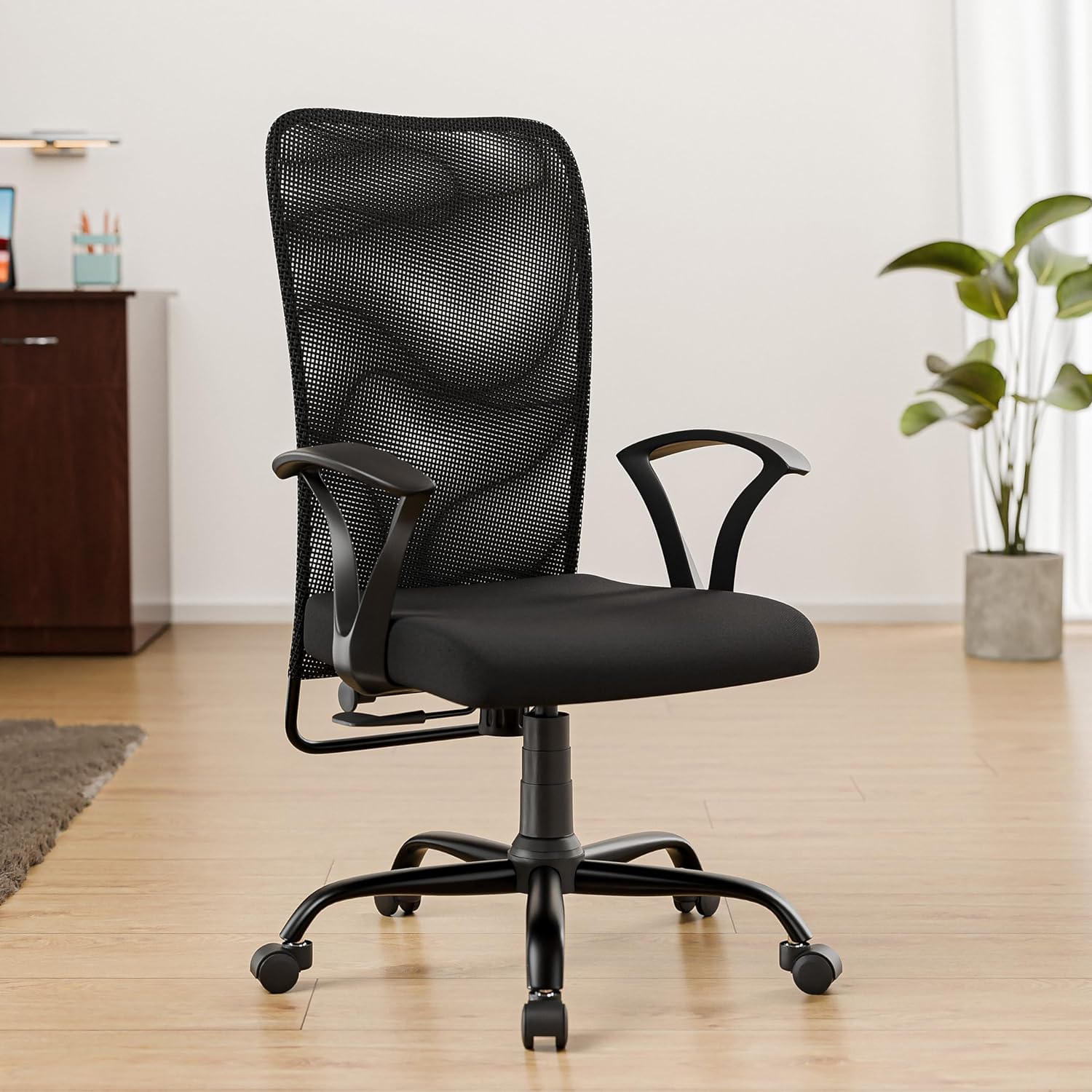 Rc Real Idris Office Chair Mid Back Mesh Ergonomic Home