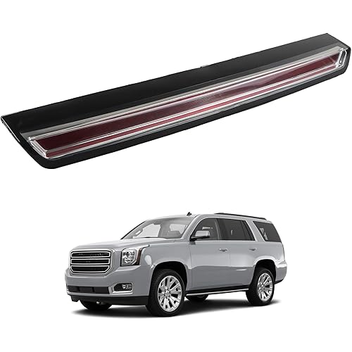 Center High Mount Stop Light 3rd Third Brake Lights Compatible With 2015-2020 GMC Yukon/Yukon XL Cadillac Escalade/Escalade ESV Replace 22783103 923-117 22803028