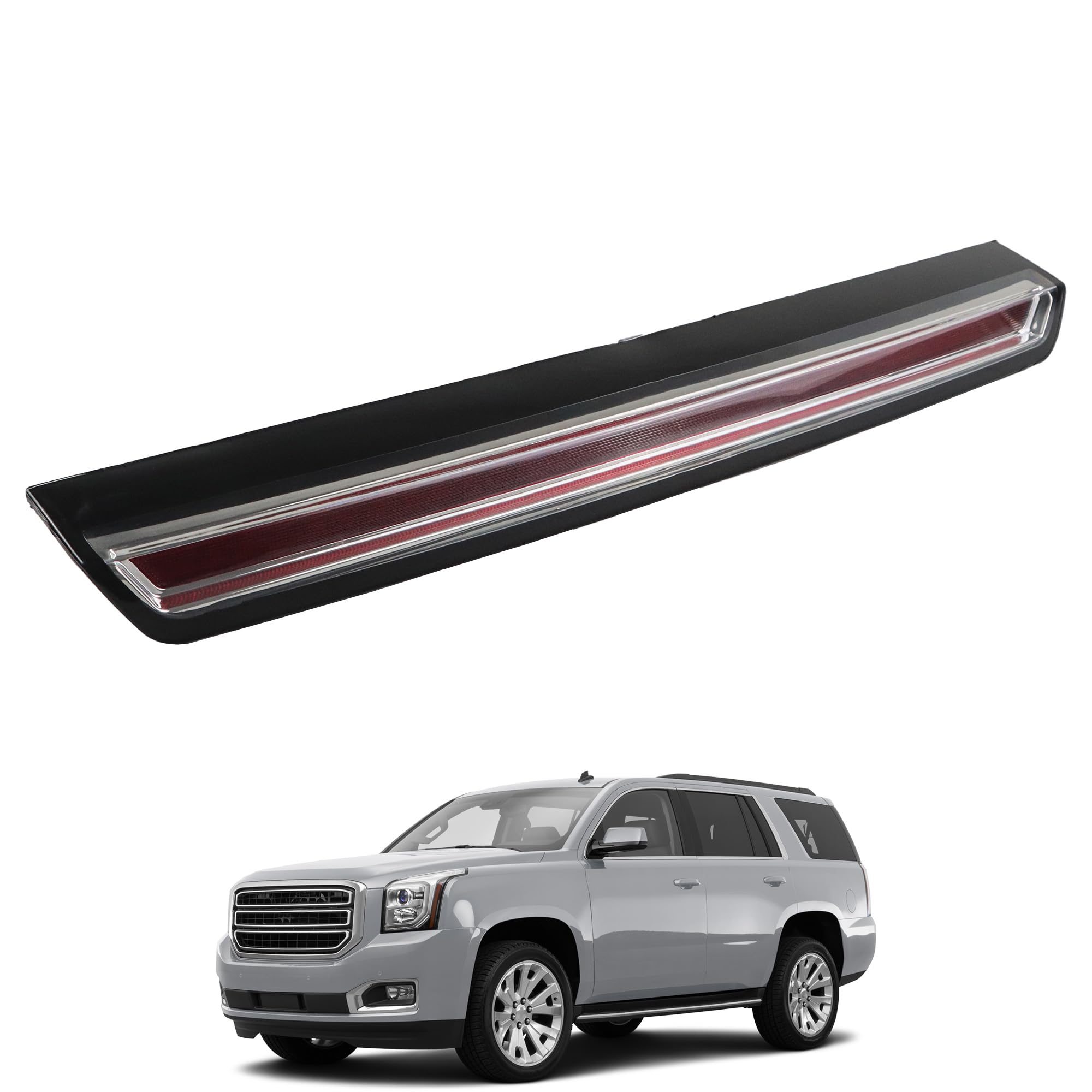 YzusGomumu Center High Mount Stop Light 3rd Third Brake Lights Compatible With 2015-2020 GMC Yukon/Yukon XL Cadillac Escalade/Escalade ESV Replace