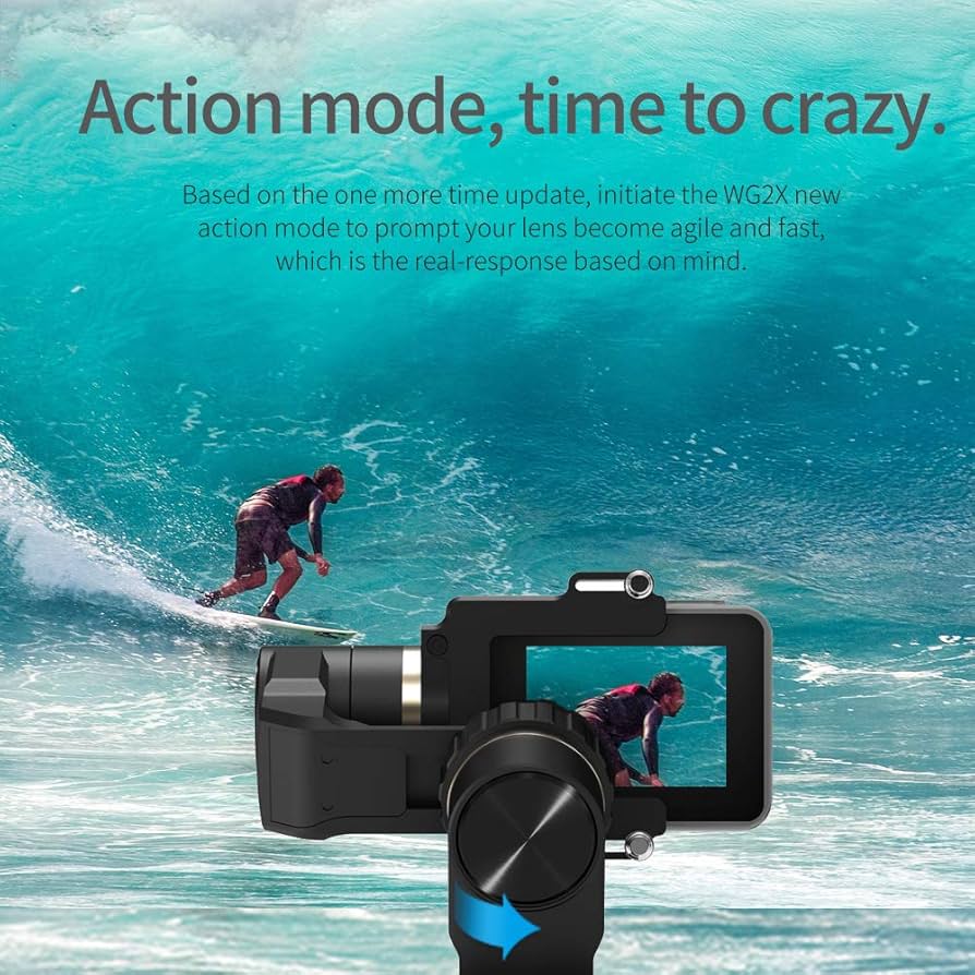 FeiyuTech WG2X Gopro ジンバル Hero7 6 5 小型 Amazon | Feiyu Tech WG2x ウェアラブル 3軸 ジンバル