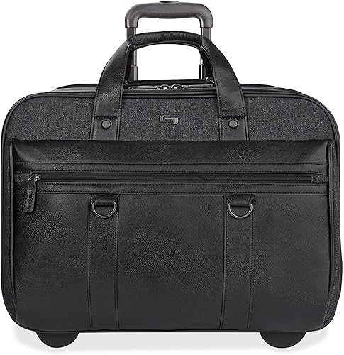 Miniatura 4 de Solo Macdougal - Funda con ruedas para laptop de 173 pulgadas Negro Rodillo