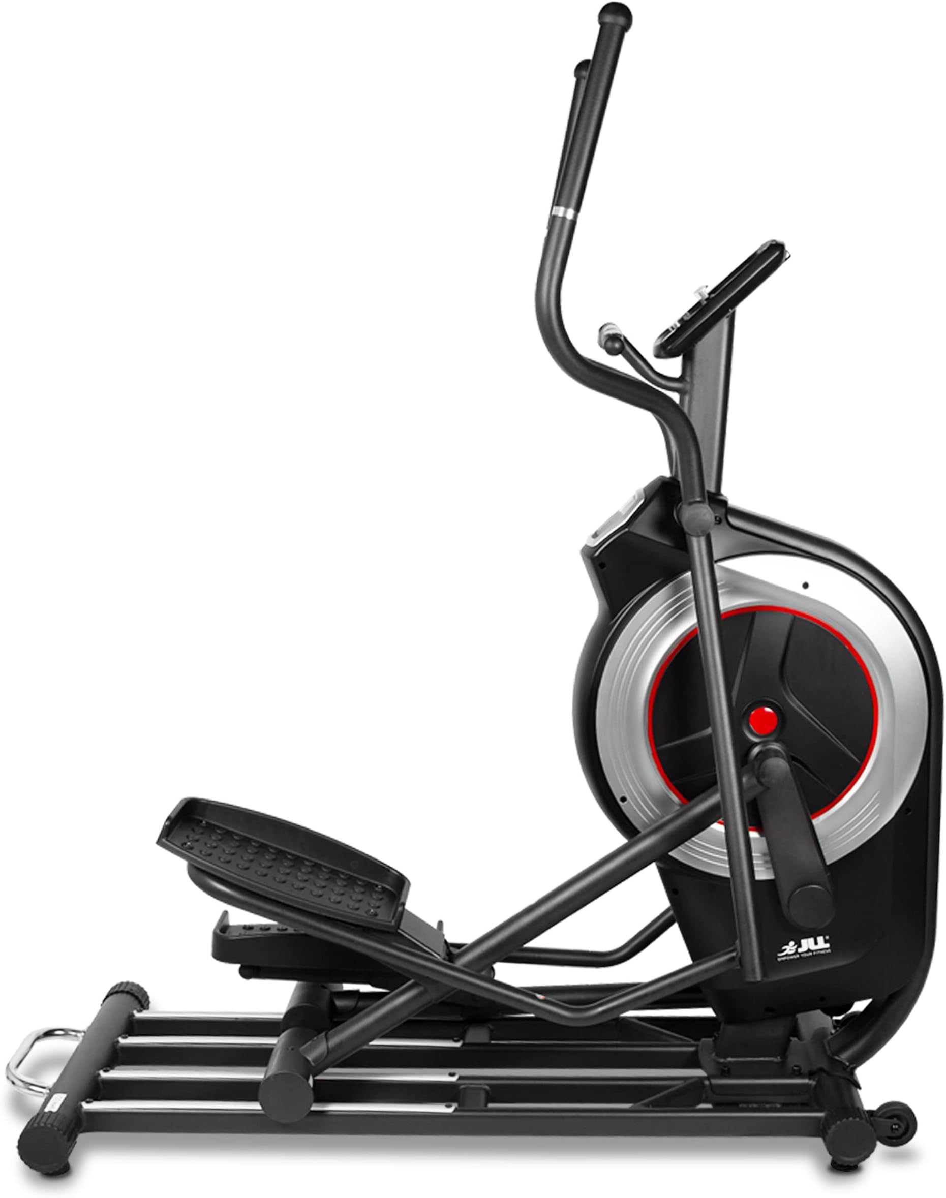 JLL CT600 PRO Elliptical Cross Trainer, 2025 Electronic Magnetic Resistance, Domestic Use, Elliptical Machine, One Way Flywheel, Console Display with Heart Rate Sensor, Tablet and bottle holder