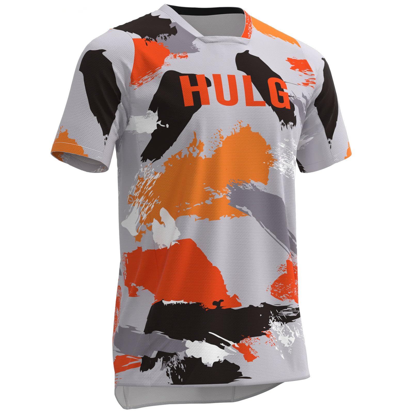 MTB-Trikot,Fahrradtrikot Herren Kurz,fahrradshirts Herren Kurz,MTB Tshirt,atmungsaktives Material, Schnell Trocknend,antibakteriell,Geeignet Für Viele Outdoor-Sportarten