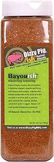 Dizzy Pig ish Fusion Bayou-ish Blackening Seasoning (Quart Shaker) - Hand Made in the USA - Seasons Around 120lbs of Food - MSG Free, Gluten Free