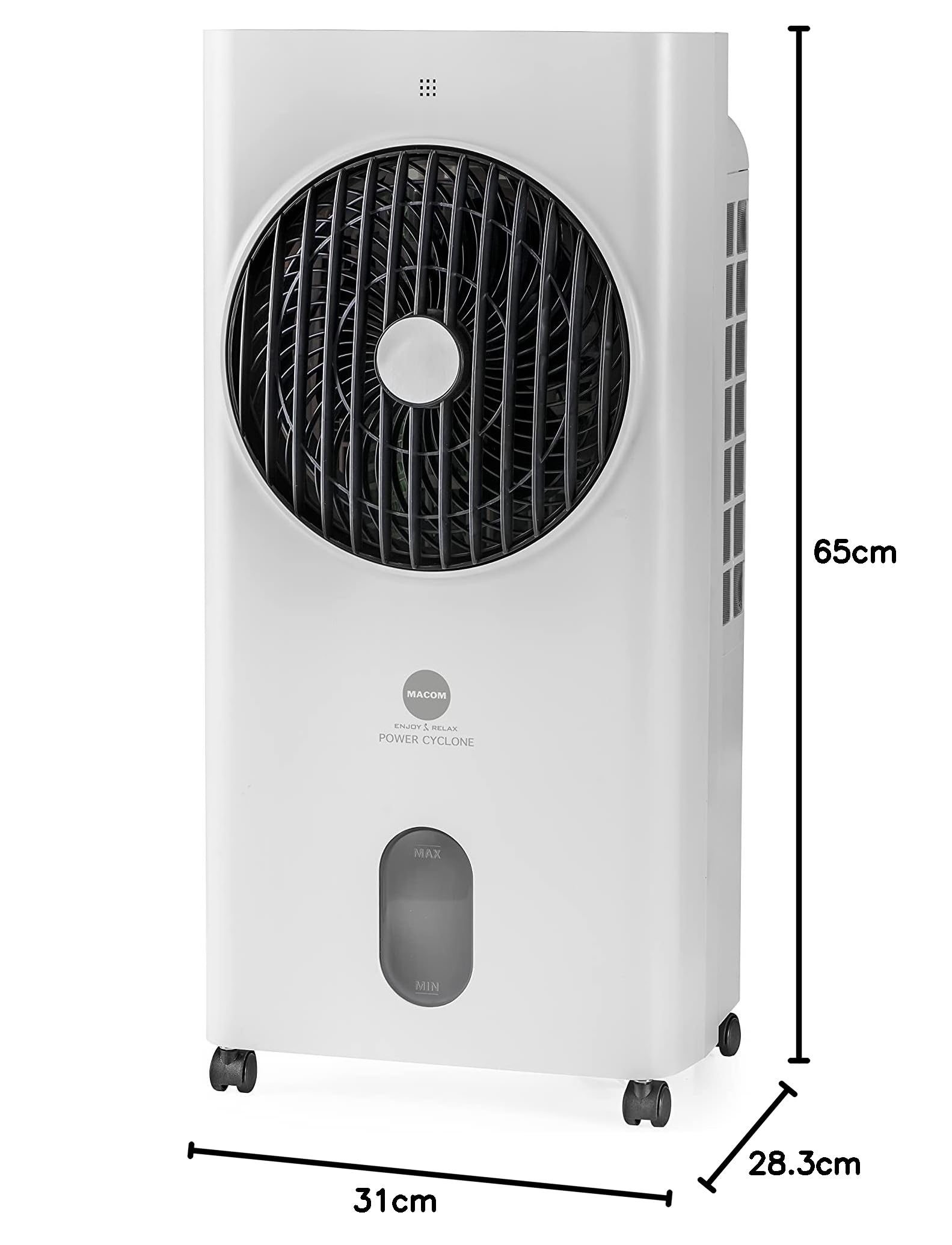 MACOM, Raffrescatore evaporativo, Flusso d'aria 17 m3/min, Enjoy & Relax 987 Power Cyclone