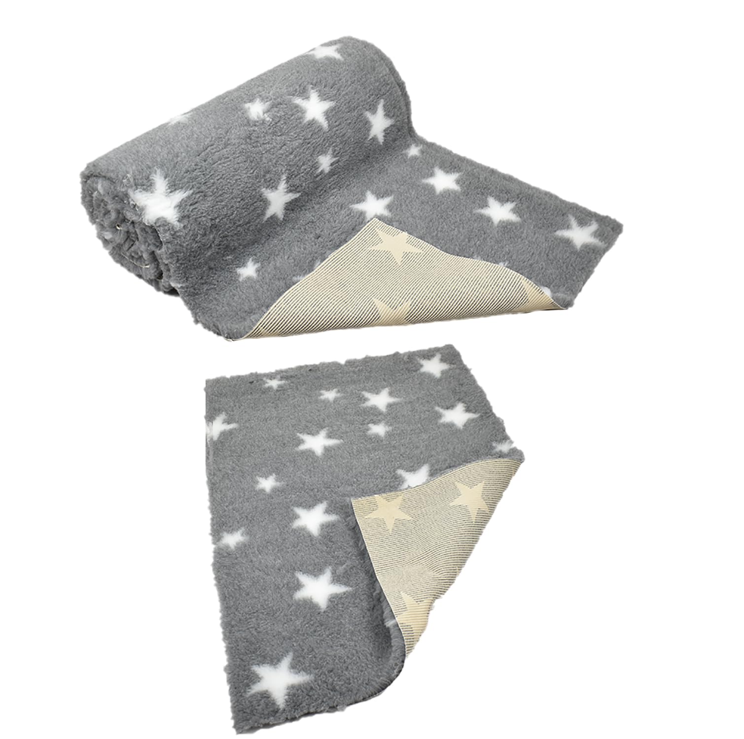 Grey Star Non-Slip Vet Bedding – Soft, Washable Fleece Mat for Dogs, Cats & Small Pets – Ideal for Floors, Crates & Whelping 1300gsm Size: 150cm x 100cm