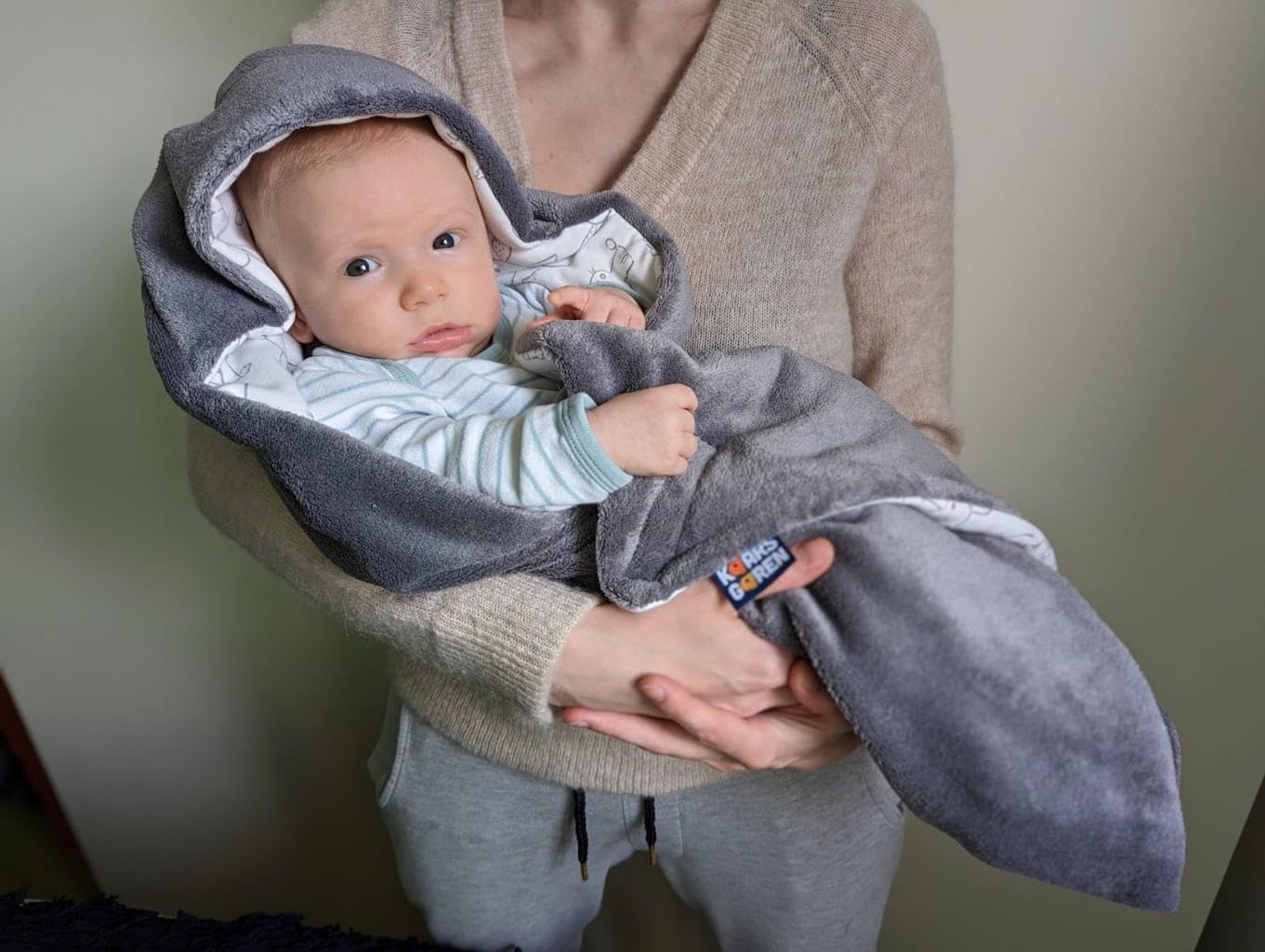 Einschlagdecke für die Babyschale Babyschalenfußsack Sommer Fußsack (Rosa, Schmetterling)