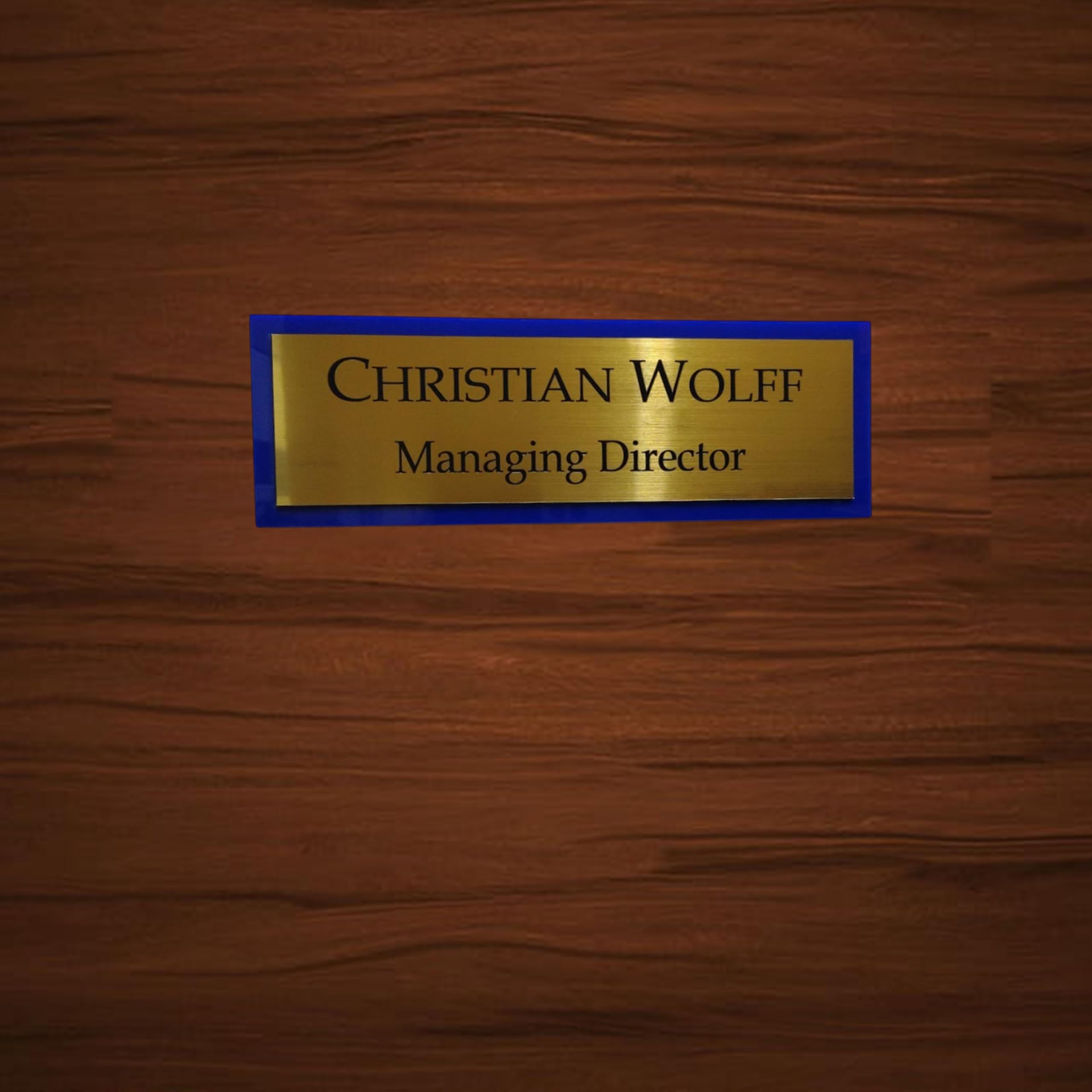 Gugan's Customized Self Adhesive Acrylic Name Plate | Black Acrylic and Gold Engraving Sheet with Vinyl Lettering | Custom Name Plate For Home, Office and Outdoor Entrance (12 x 4 Inch, Golden) — Amazon image 8