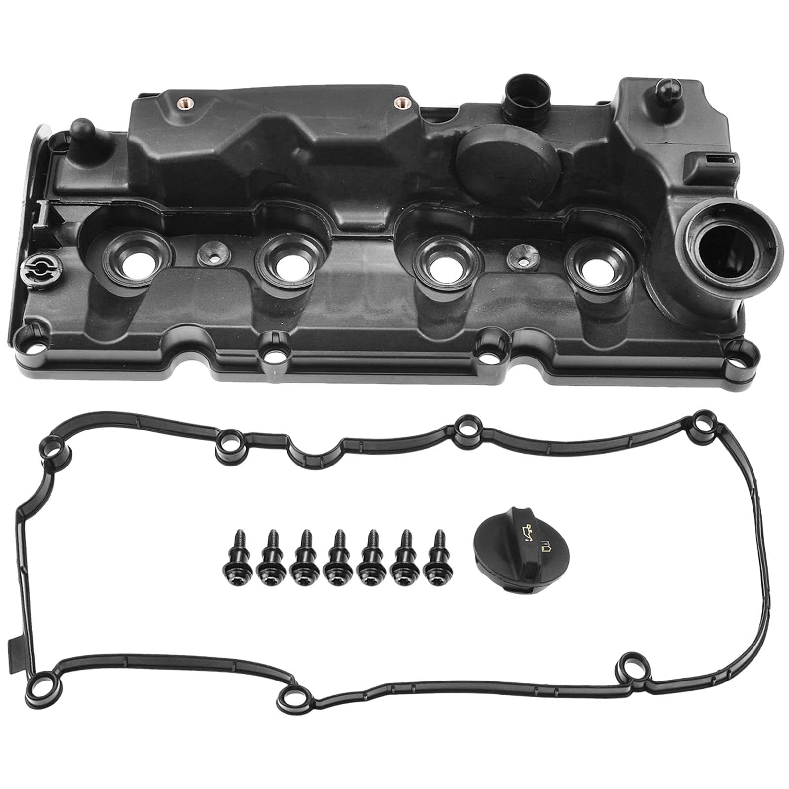 Frankberg Couvercle de culasse 03L103469AE | Compatible avec: T.o.u.r.a.n 5T1, O.c.t.a.v.i.a III 5E3 NL3 NR3, A3 8V1 8VK, Superbe III 3V3, P.a.s.s.a.t 3G2 CB2