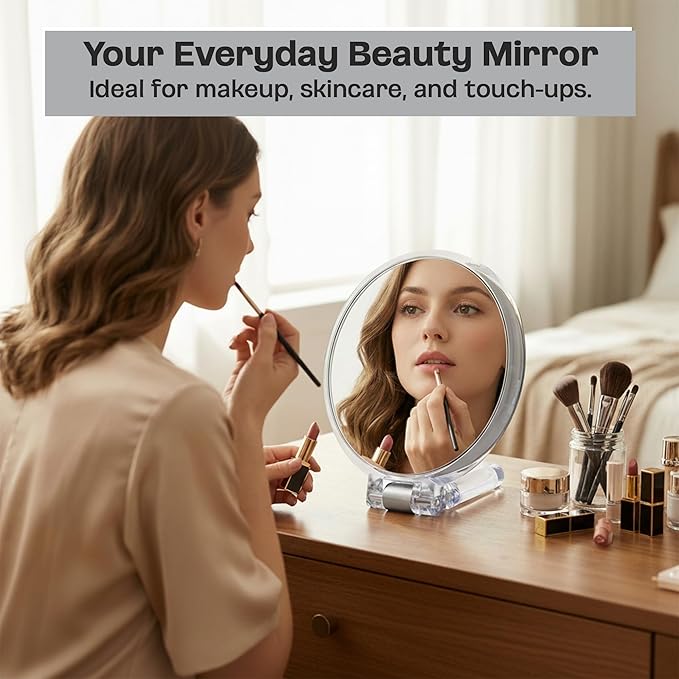 Espejo de Maquillaje Plegable Danielle 15X, Acrílico miniatura 7