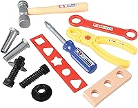 U.S. Toy 12-Piece Movable Tool Set for Kids - Pretend Play Construction Kit, Toddler Toys Ages 3+, Party Favors & Gifts