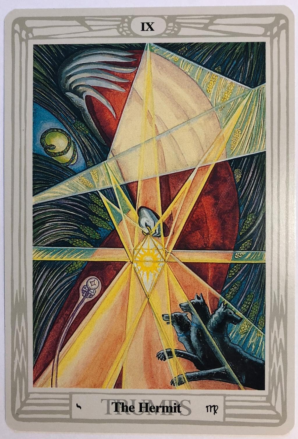 Aleister Crowley Thoth Tarot - Gold Edition (Deluxe Tarotkarten)