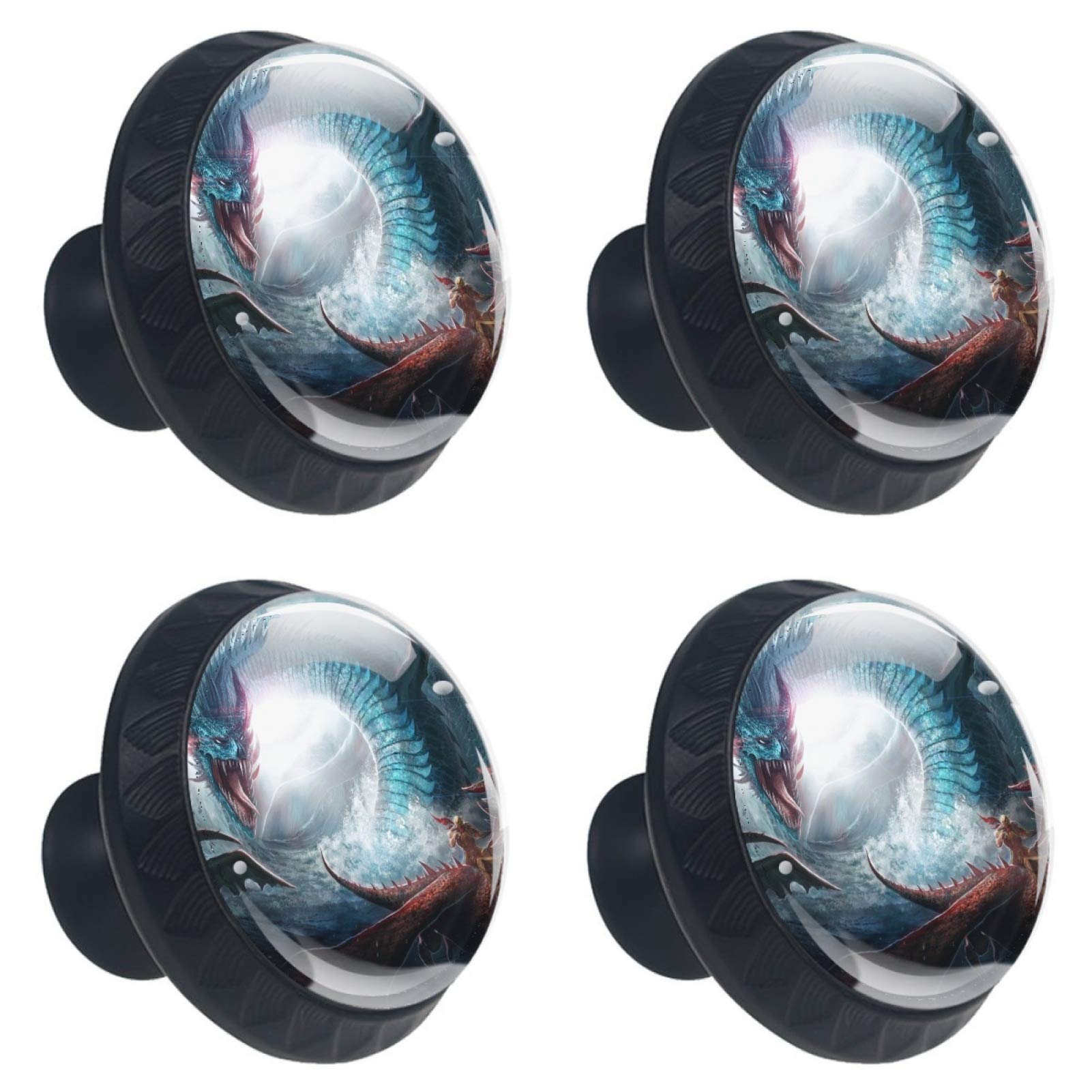 Boutons de tiroir Ocean Dragons pour salle de bain et cuisine afin de personnaliser vos meubles