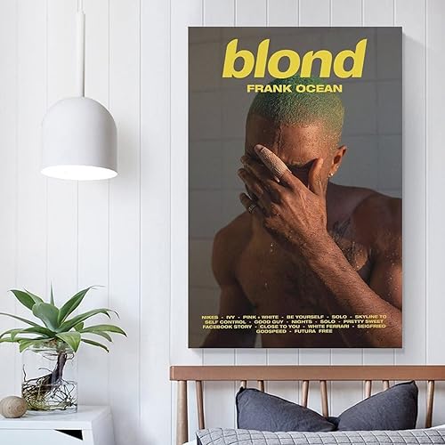 Miniatura 4 de BYEDIZ Frank Ocean Blond Poster 004 - Póster de lienzo decorativo para pared, pintura artística para sala de estar, dormitorio, regalo, sin marco,