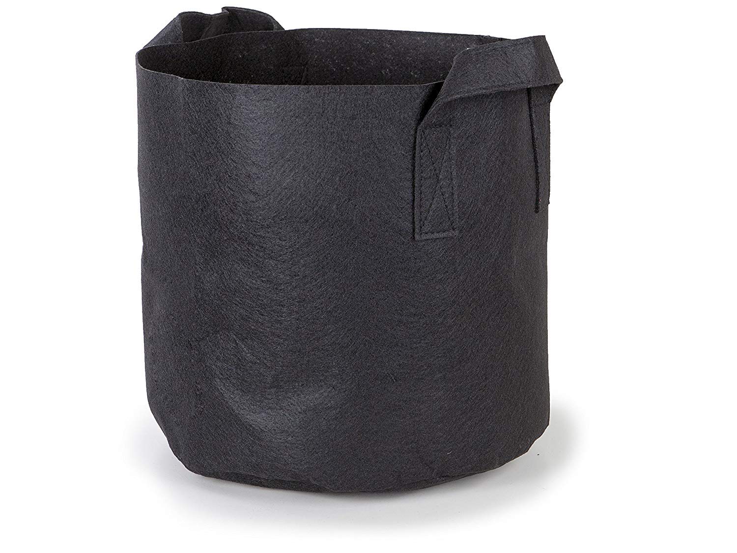 247Garden 5-pak worków do uprawy 25 l / doniczki z tkaniny napowietrzającej z uchwytami (czarne)