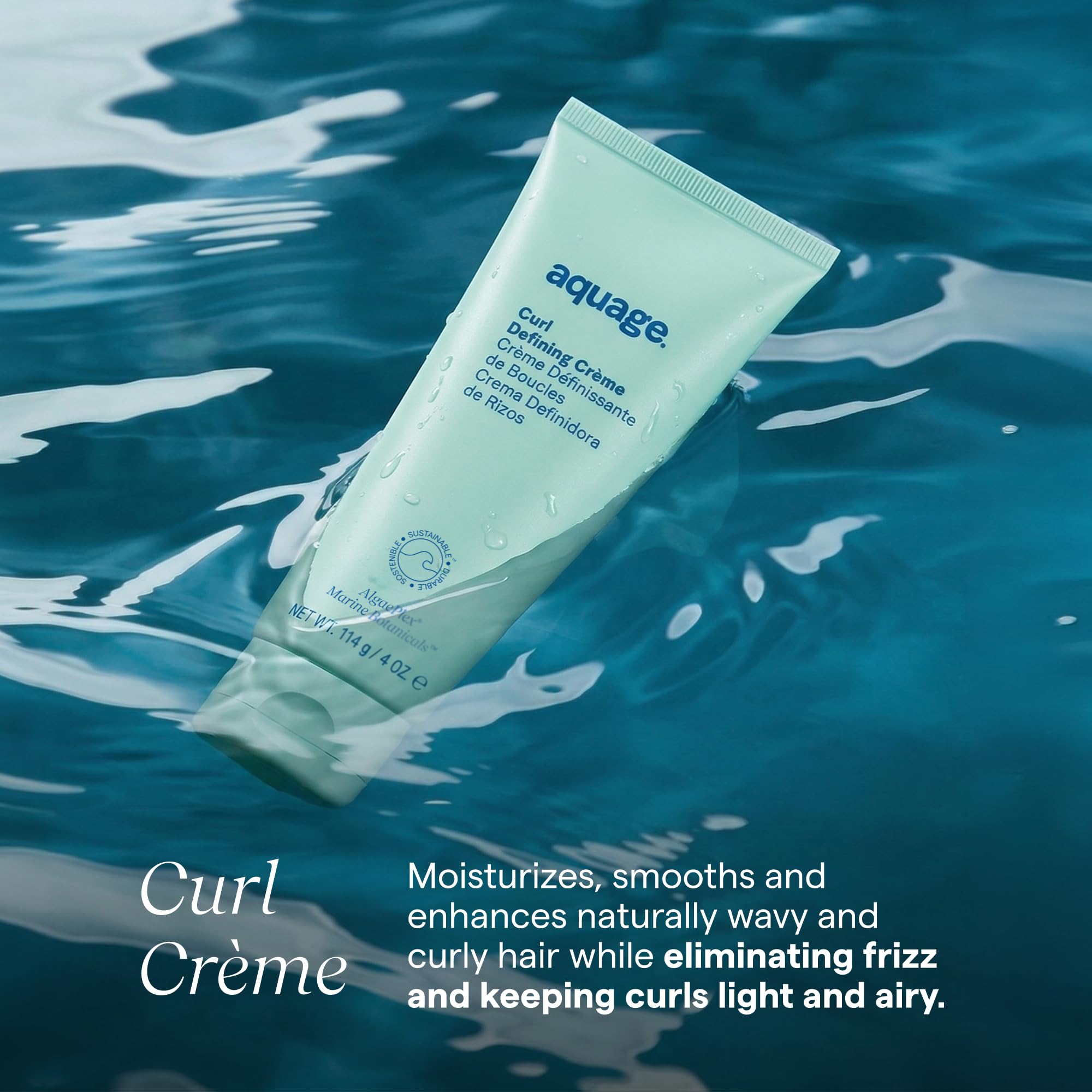 Aquage Defining Curl Cream & Curly Hair Enhancer, 4 oz
