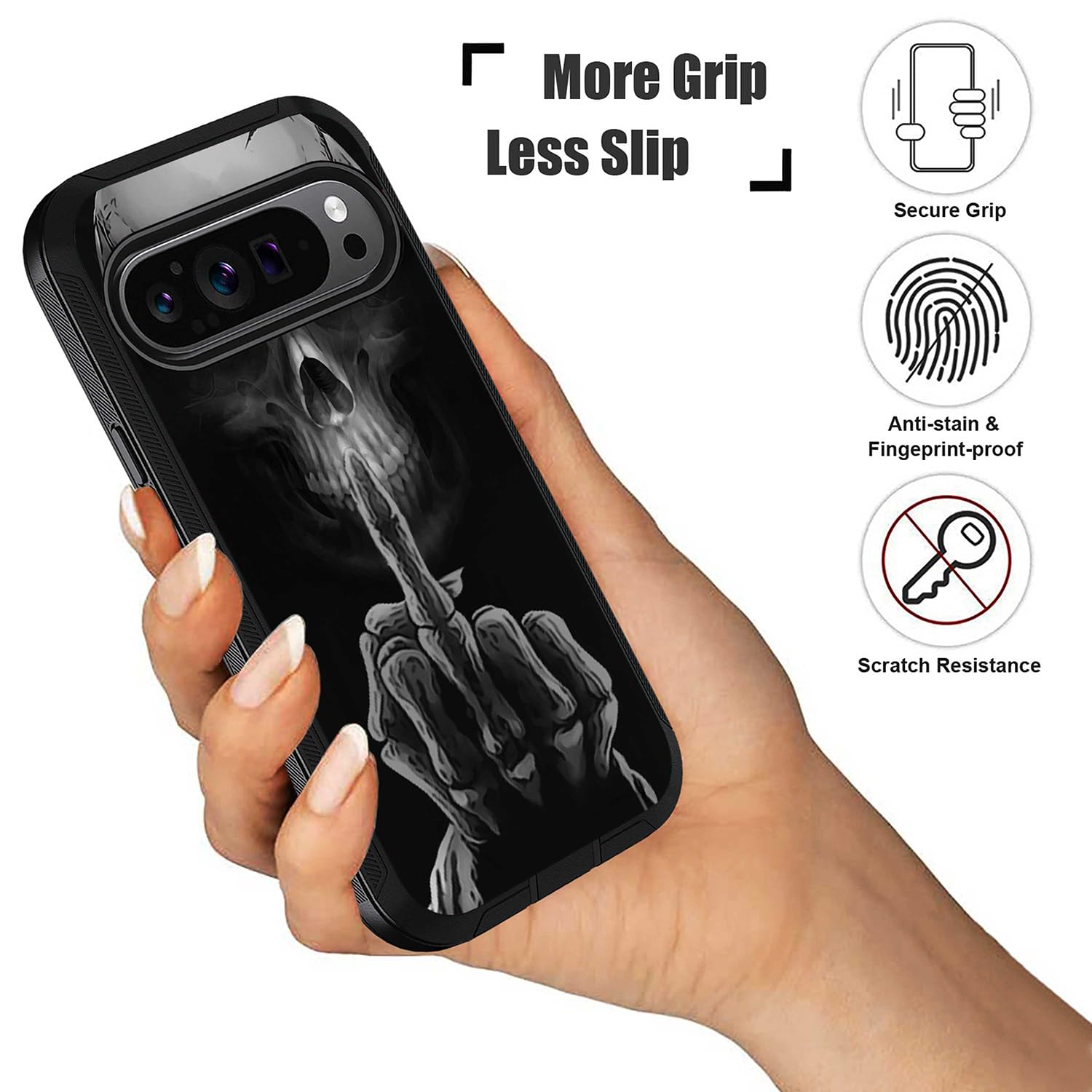 Amazon.com: ZXHSBROK for Google Pixel 9/Pixel 9 Pro Phone