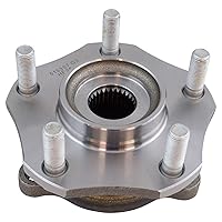 Vista 152 de TRQ Juego de 2 rodamientos de rueda trasera y conjunto de cubo con sensor ABS compatible con Ford Transit Connect 2014-2018