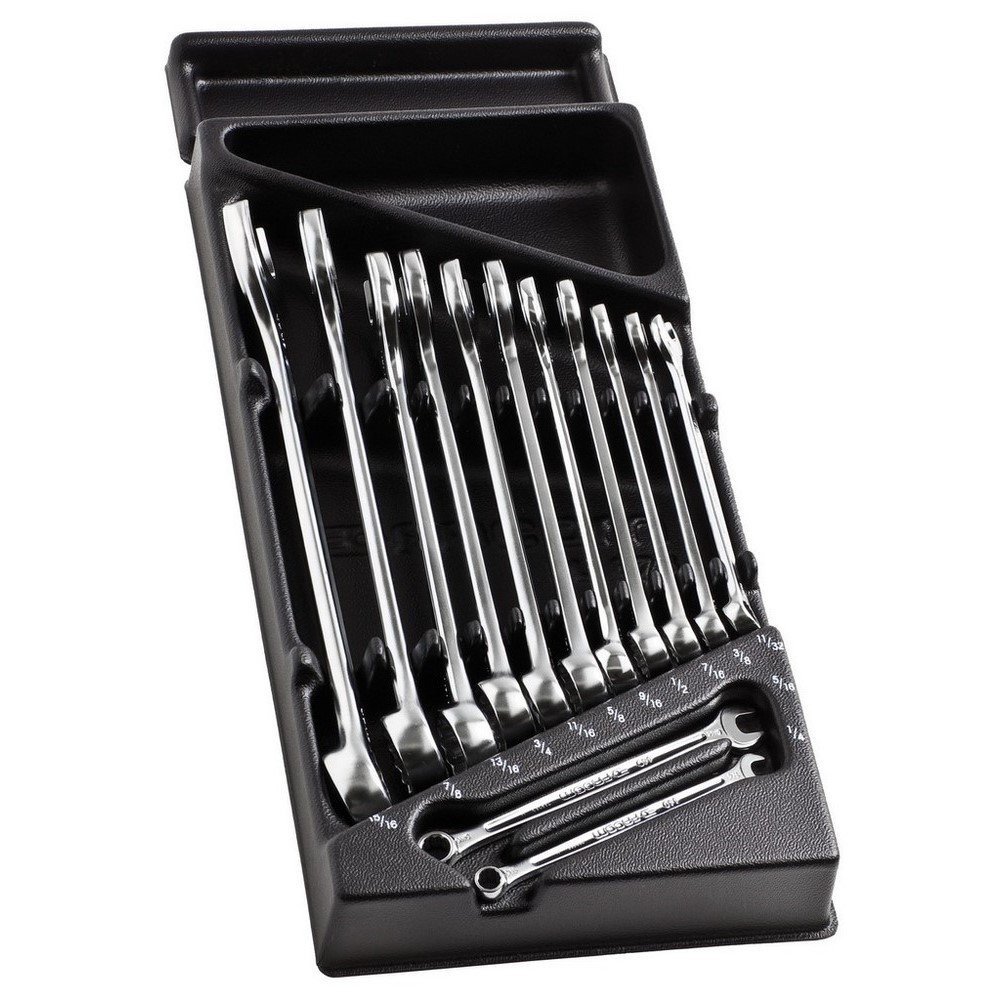 FACOM Gabel-Ringschlüssel-Set – 13-teilig In Zoll-Maßen – Modul 440-4 Für Profi-Werkstatt