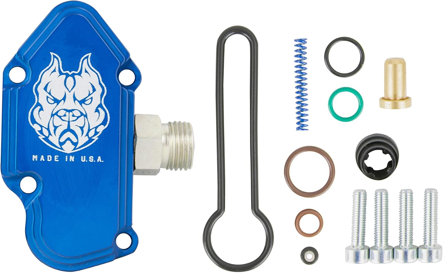 Sinister Diesel Blue Spring Kit with Billet Spring Housing Fuel Regulator Kit