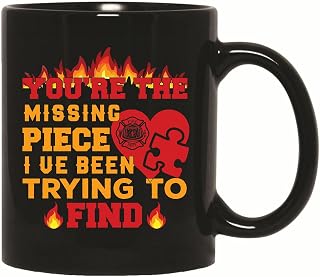 Firefighter Gift for Everyone Special Love for Firefighters 11oz 15oz Black Coffee Mug