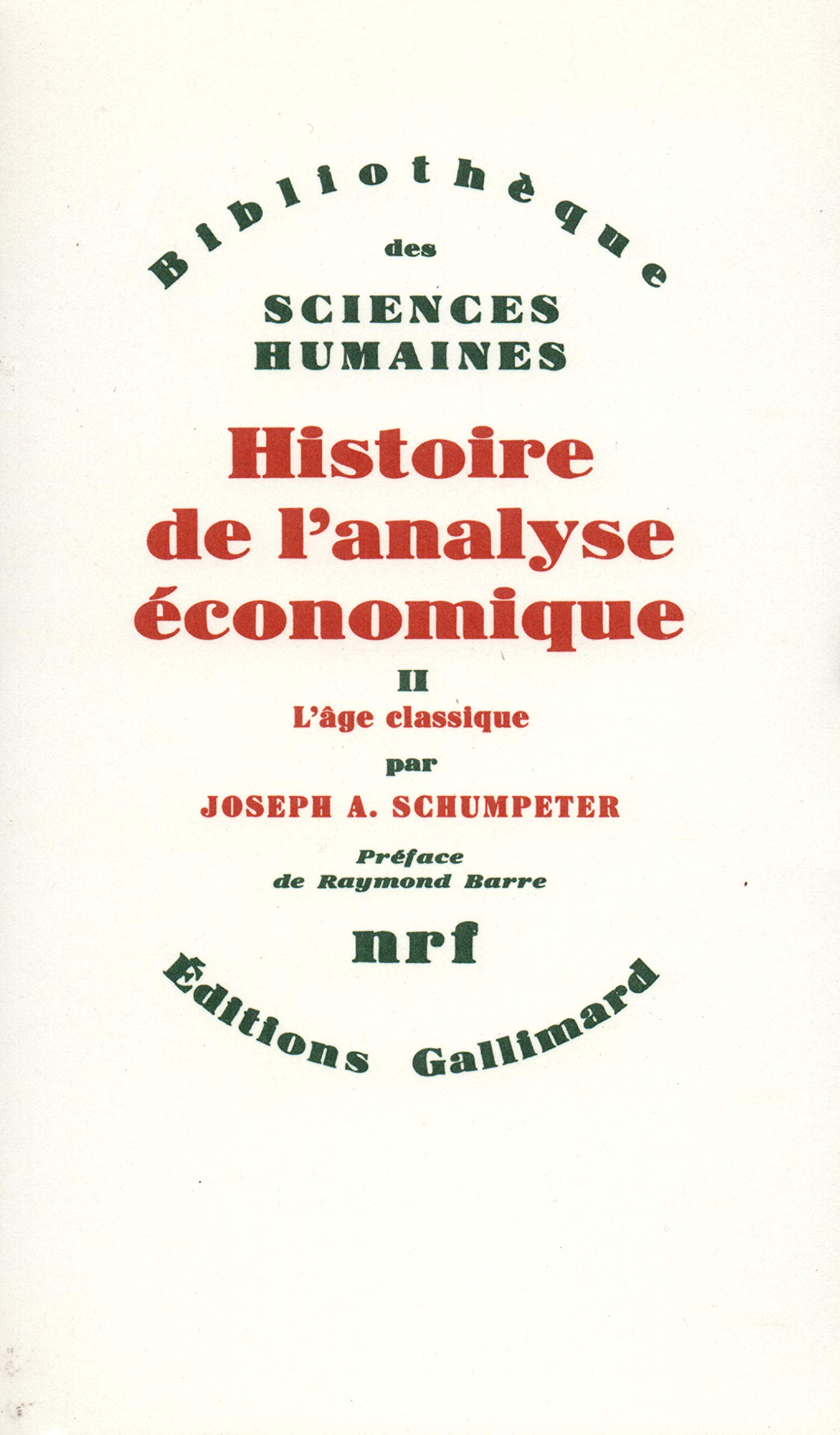 Histoire de l'analyse économique: L'âge classique (1790 à 1870) (2)