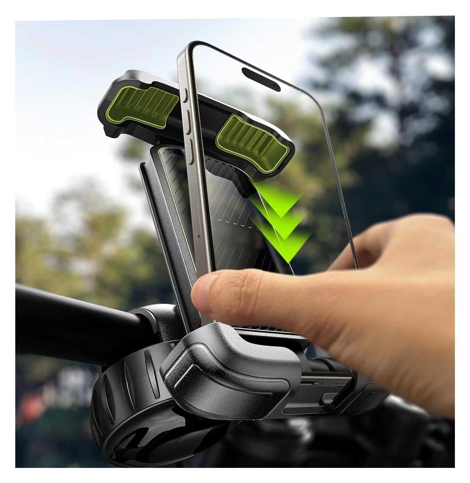 Staffa Navigazione GPS Supporto Per Telefono Da Moto 2025 Smorzatore Vibrazioni Manubrio Autobloccante IPhone Xiaomi Supporto Gps Moto