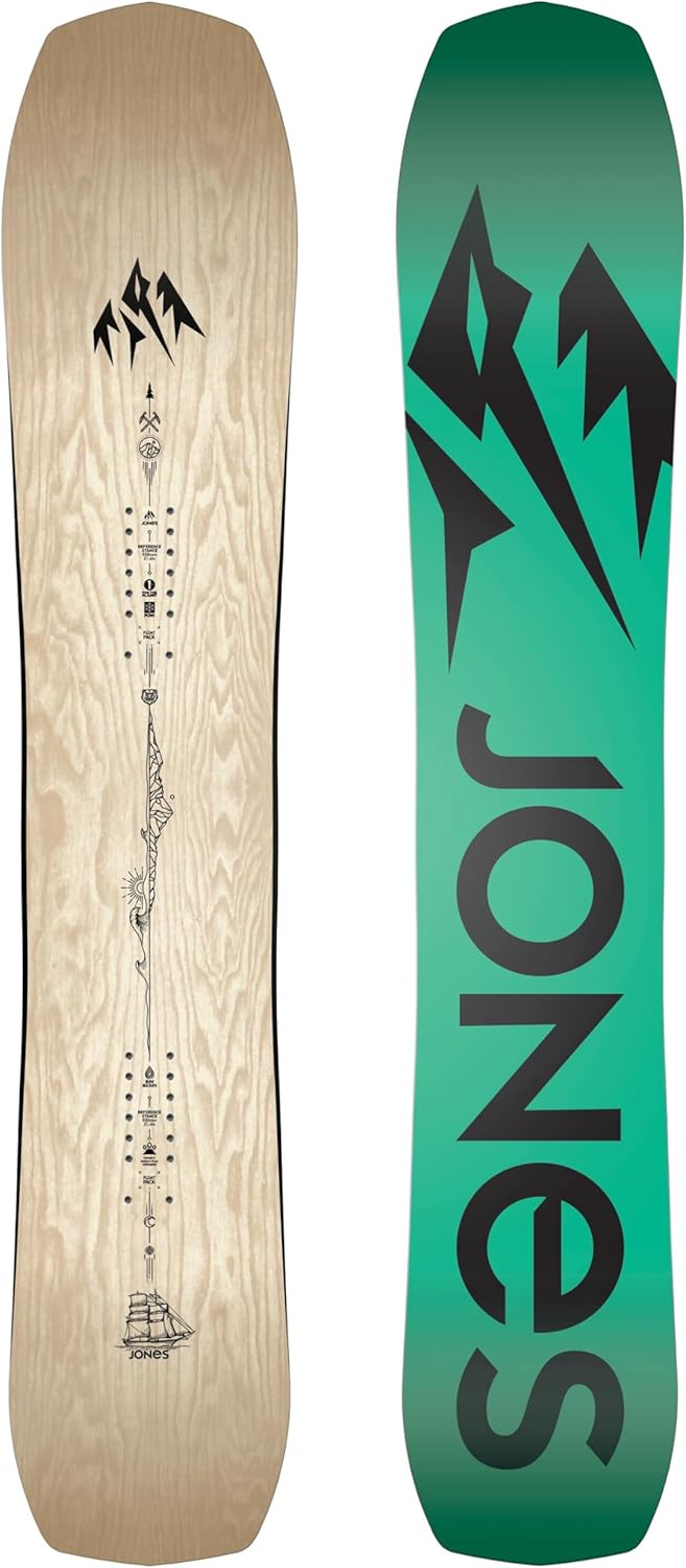 JONES - Women's Flagship, Snowboards Directional Freeride, Ideal for All-Mountain Charging in Any Condition